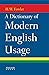 A Dictionary of Modern English Usage