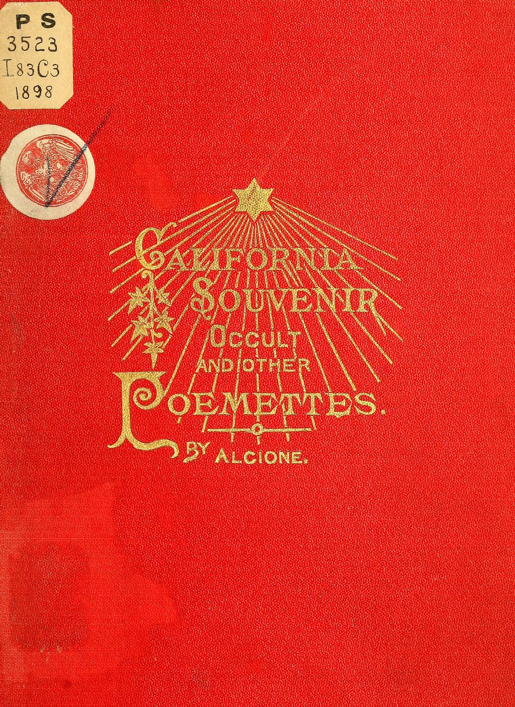 California Souvenir: Occult and Other Poemettes (Hardcover)