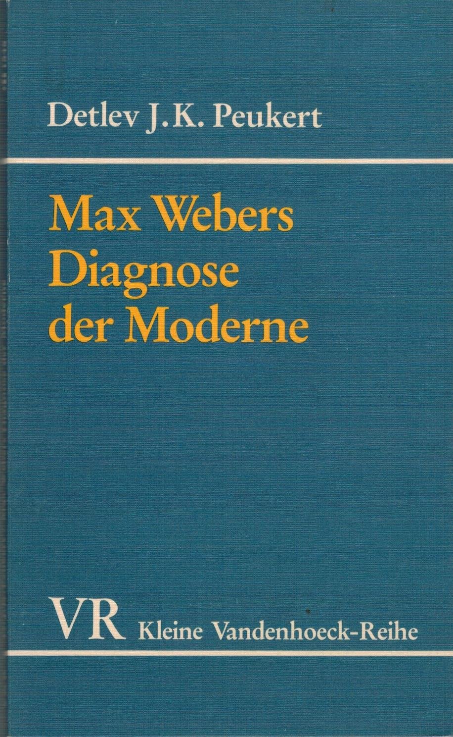 Max Webers Diagnose der Moderne (Kleine Vandenhoeck-Reihe) (German Edition)