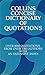 Collins concise dictionary of quotations