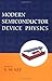 Modern Semiconductor Device Physics (1997-11-07)