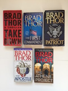 Brad Thor (Set of 5) Last Patriot; The Apostle; Take Down; First Commandment