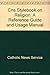 Cns Stylebook on Religion: A Reference Guide and Usage Manual by Catholic News Service (1990-10-04)