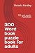 Word book puzzle book for a...