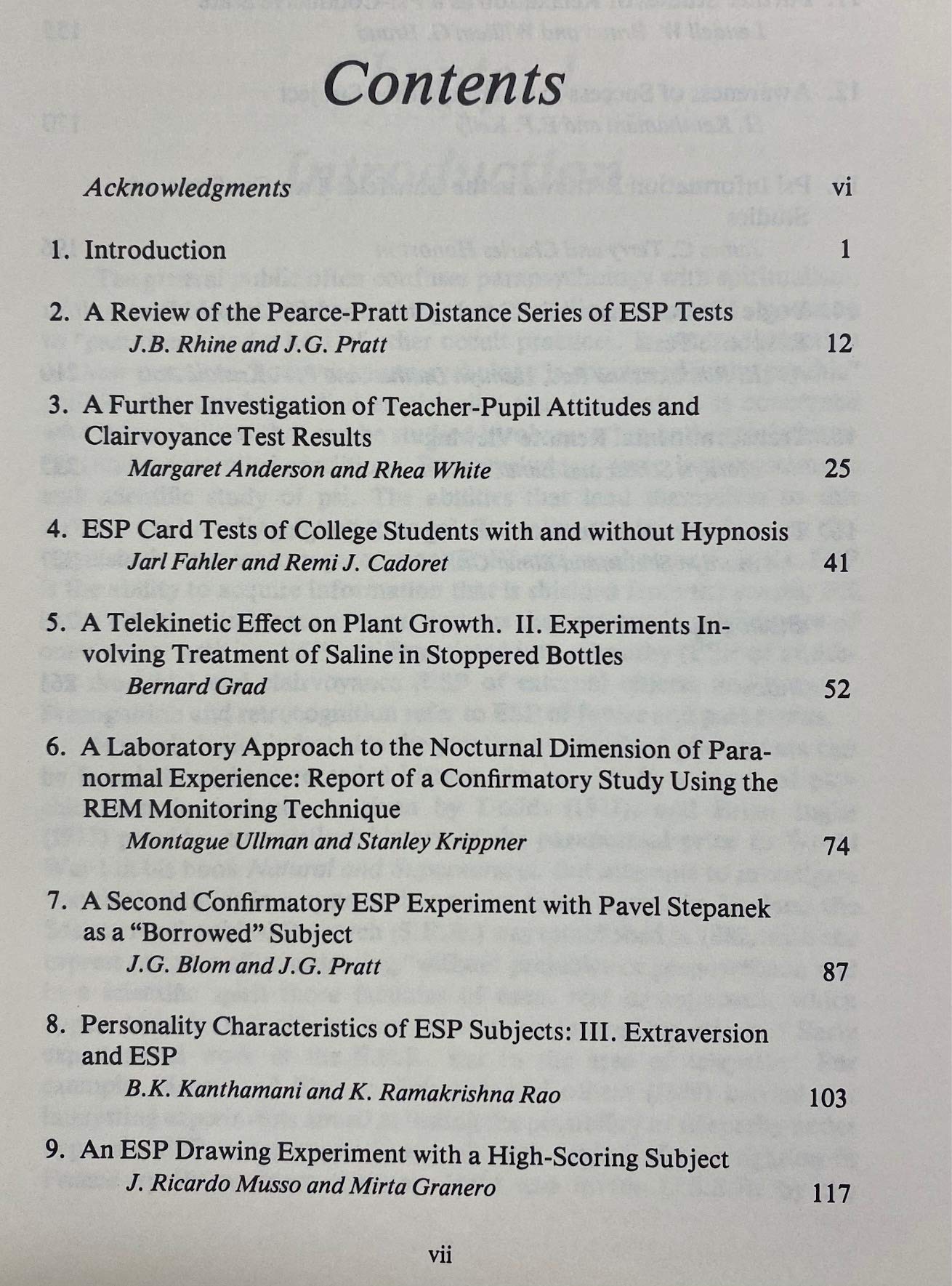 The Basic Experiments in Parapsychology (Hardcover)