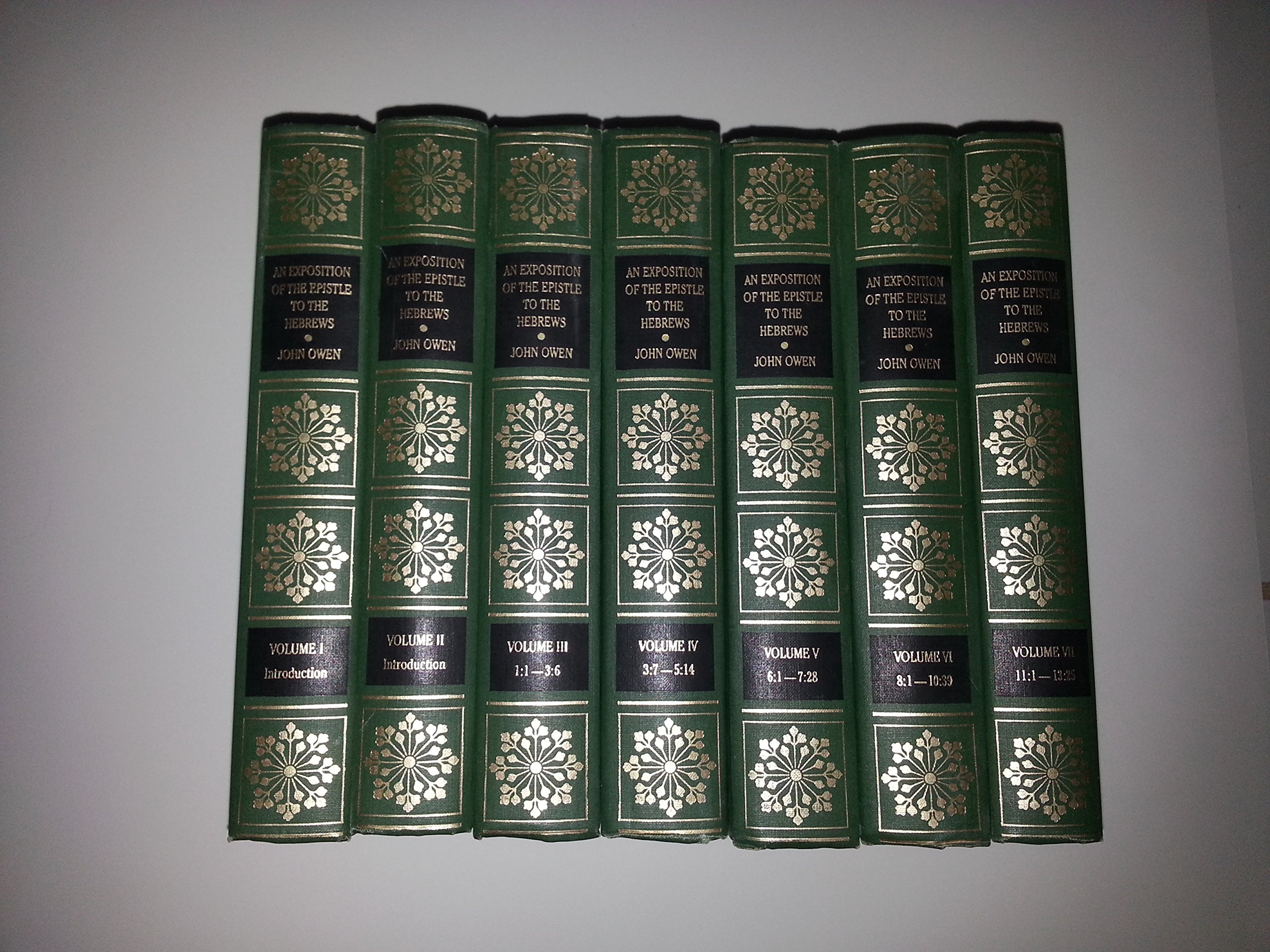 An Exposition of the Epistle to the Hebrews in 7 Volumes. (ISBN: 0801066735 / 0-8010-6673-5)