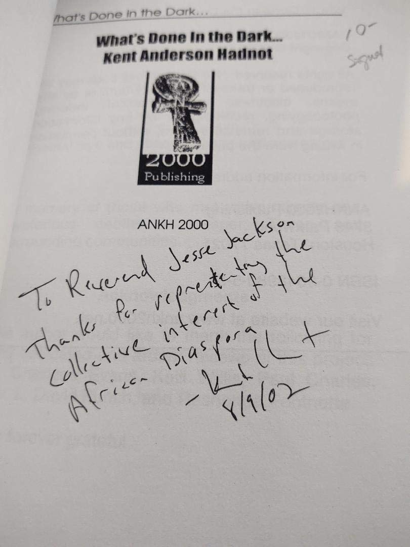 WHATS DONE IN THE DARK (Paperback)