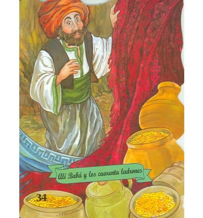 Ali Baba y Los Cuarenta Ladrones (Troquelados Clasicos) (Paperback)(English / Spanish) - Common