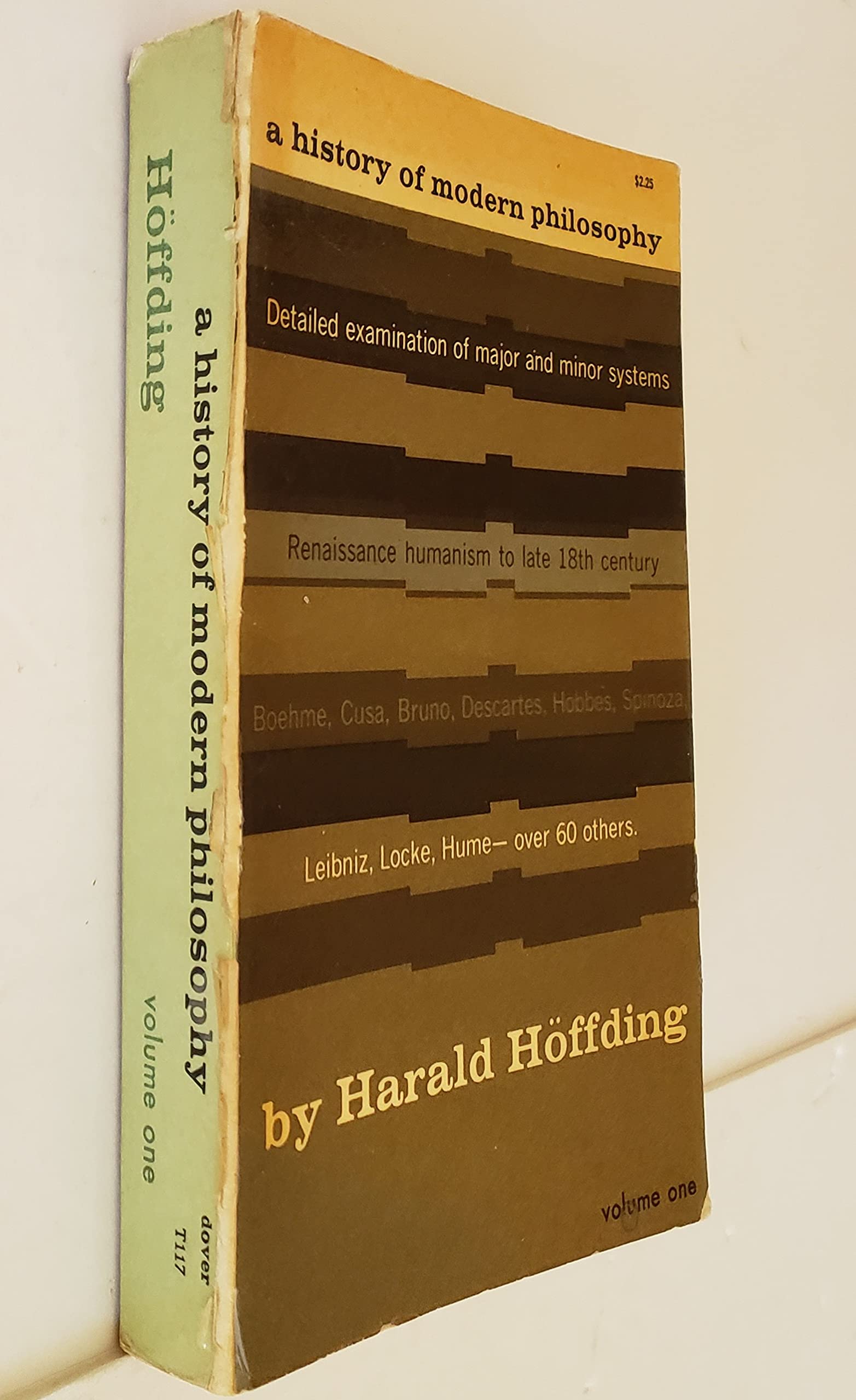 A History Of Modern Philosophy by Harald Hoffding (Paperback)