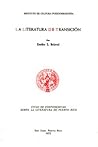 La literatura de transición by Emilio S. Belaval