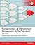 Fundamentals of Management: Essential Concepts and Applications