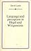 Language and Perception in Hegel and Wittgenstein by David Lamb (1980-06-03)