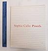 Sophie Calle: Proofs