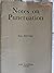 Notes on Punctuation