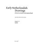 Early Netherlandish Drawings (Hardcover)