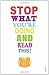 Stop What You're Doing And Read This! by Mark Haddon (26-Dec-2011) Paperback