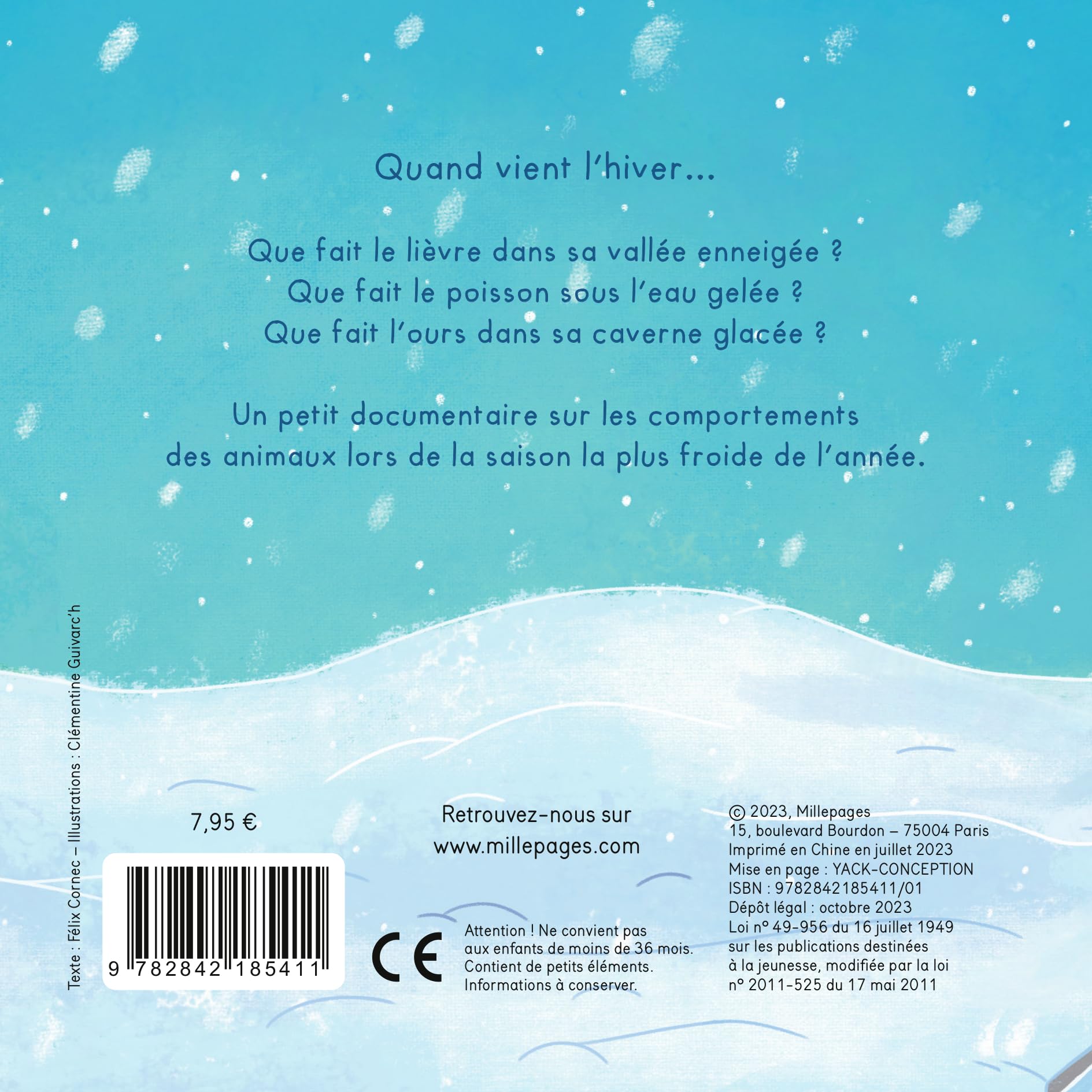 Quand vient l'hiver… que font les animaux ? (Paperback)