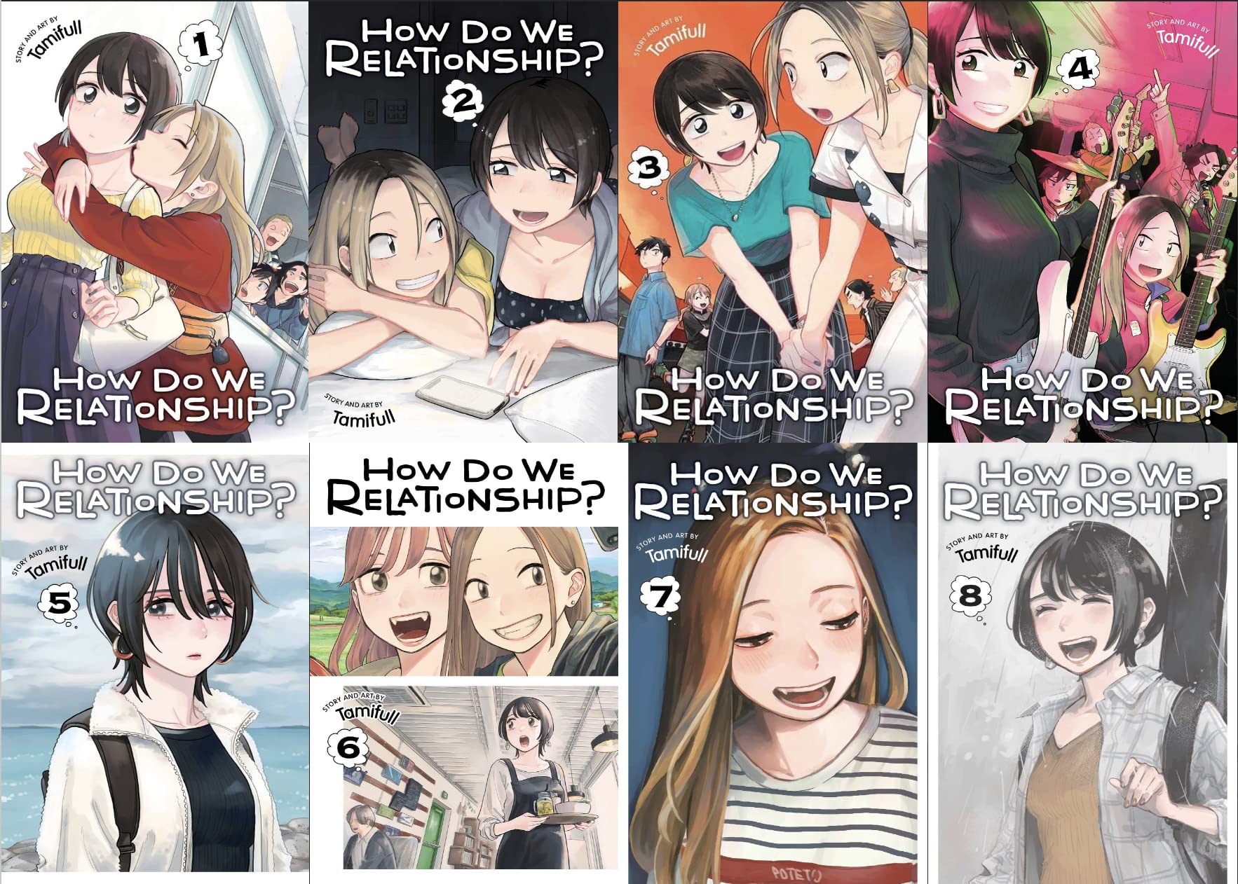 How Do We Relationship?, Vol. 1-8 Manga Bundle Set (8 Book Collection)