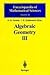Algebraic Geometry Iii: Encyclopedia Of Mathematical Science