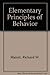 Elementary Principles of Behavior
