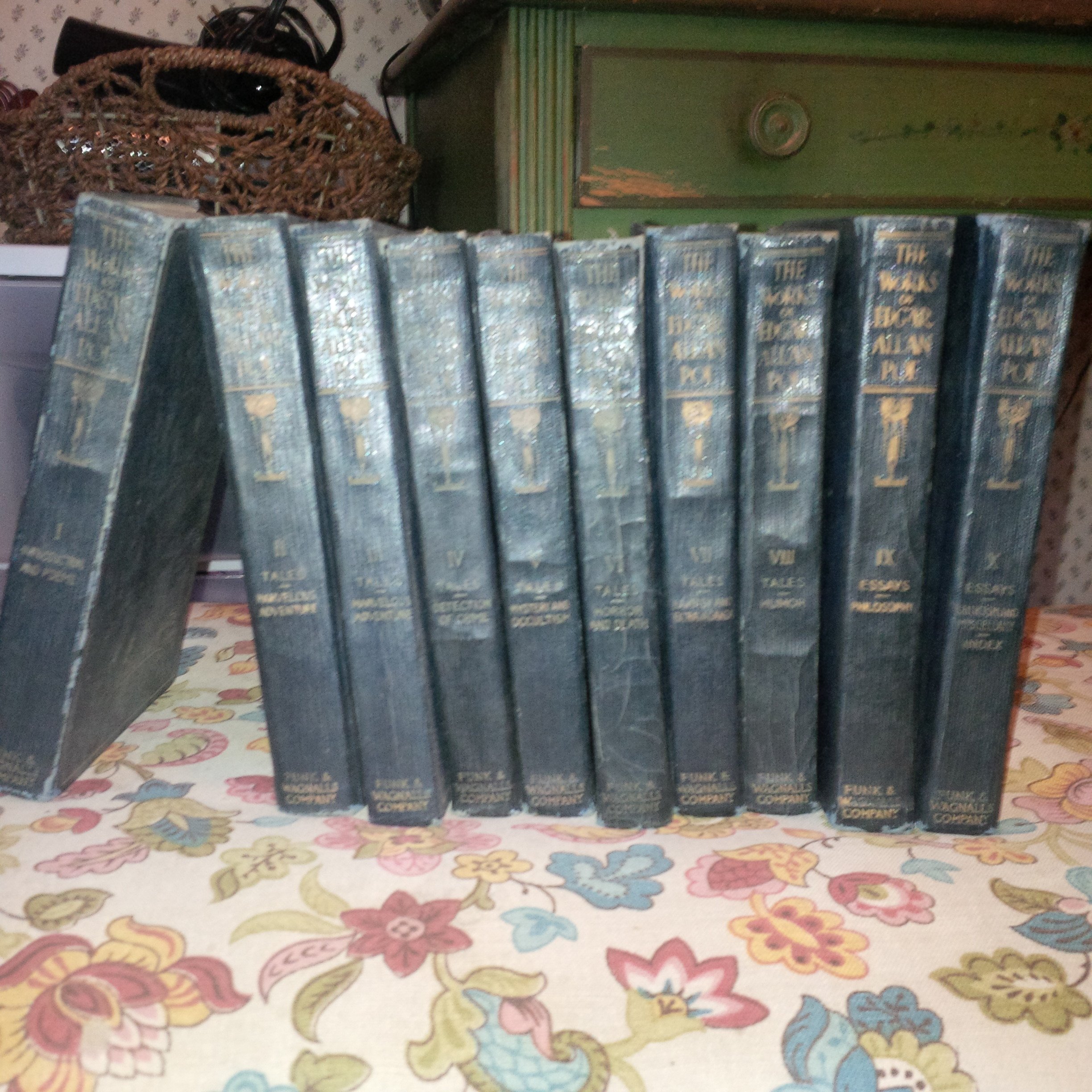 The Works of Edgar Allen Poe Volume's 1-10 Commemorative Addition 1904