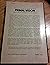 [ Primal Vision [ PRIMAL VISION BY Benn, Gottfried ( Author ) Nov-01-1971[ PRIMAL VISION [ PRIMAL VISION BY BENN, GOTTFRIED ( AUTHOR ) NOV-01-1971 ] By Benn, Gottfried ( Author )Nov-01-1971 Paperback
