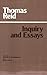 Thomas Reid's Inquiry and Essays by Thomas Reid published by Hackett Pub Co (1983)