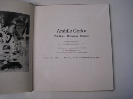 Arshile Gorky (Museum of Modern Art Publications in Reprint)