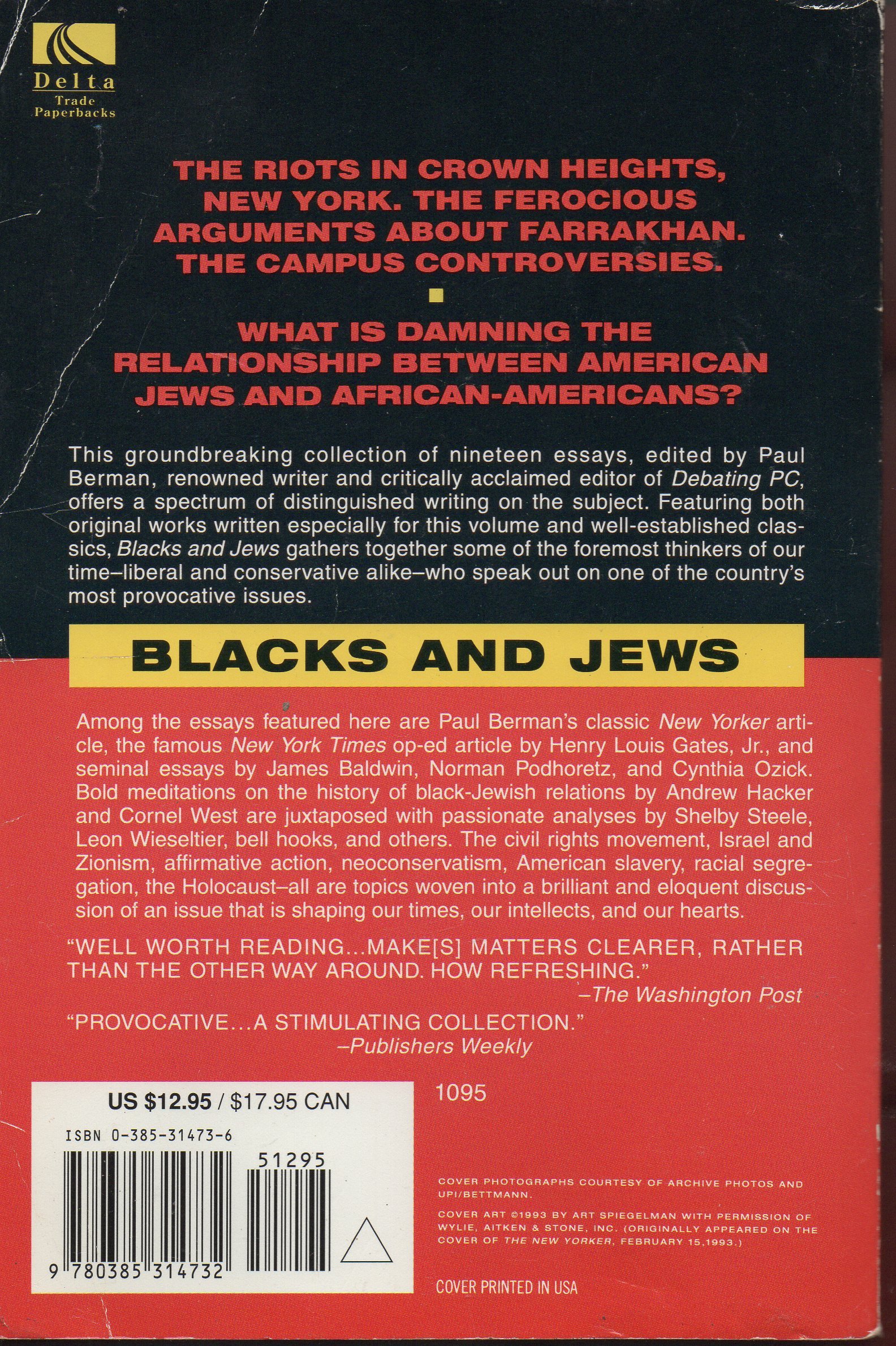 Blacks and Jews: Alliances and Arguments (Paperback)