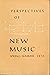 Perspectives of New Music S...