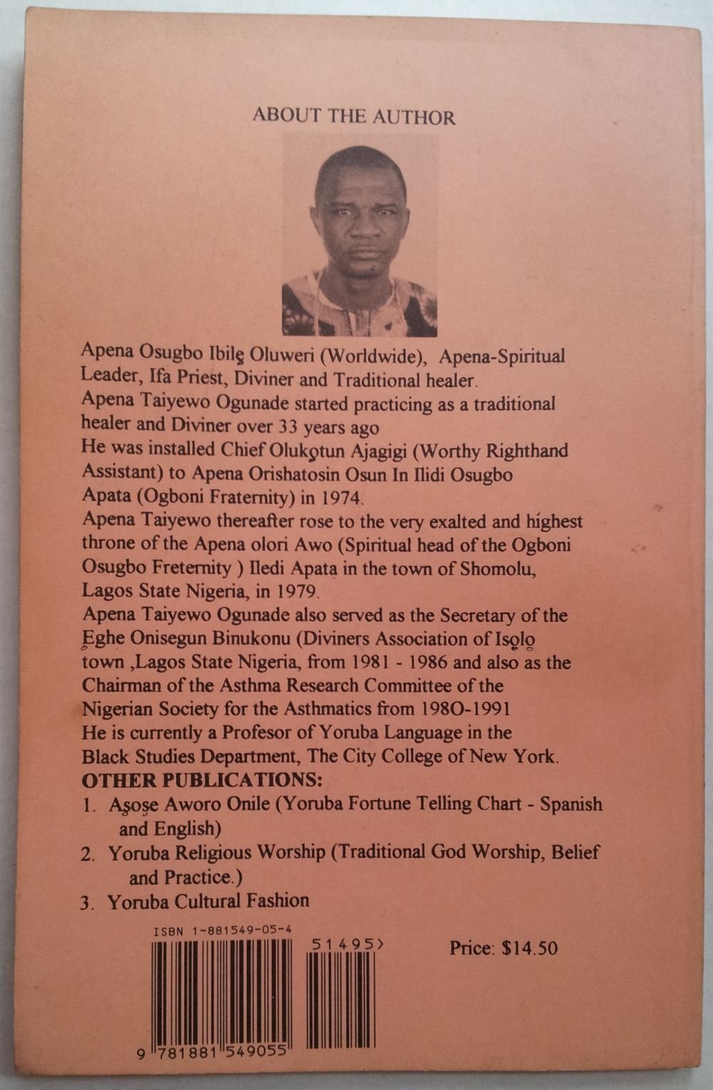 Three Yoruba Divination Systems & Ebo (Paperback)