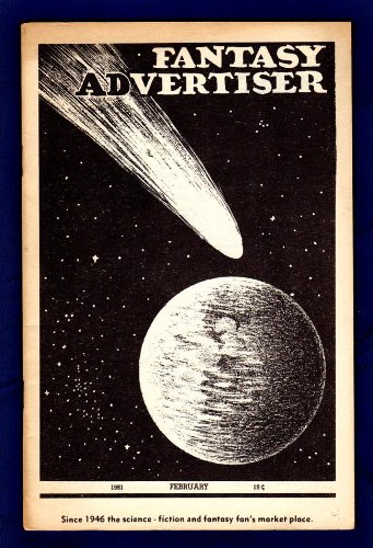 Fantasy Advertiser / February, 1951 / Roy Hunt cover. Vintage science fiction and fantasy fanzine. Arthur C. Clarke's "Space Travel in Fact and Fiction", first installment (Paperback)
