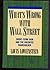 What's Wrong With Wall Street: Short-Term Gain and the Individual Shareholder by Lowenstein Louis (1988-04-01) Paperback