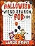 Large Print Halloween Word ...