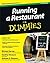 Running a Restaurant For Dummies by Michael Garvey (14-Oct-20... by Michael Garvey