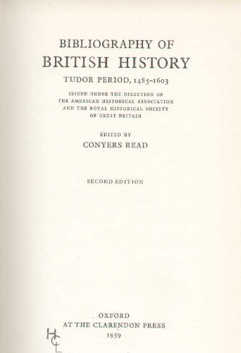 Bibliography of British History: Tudor Period 1485-1603 (Hardcover)