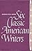 Six classic American writer...