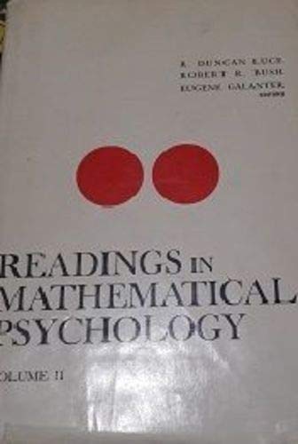 Readings in Mathematical Psychology (Vol 2)