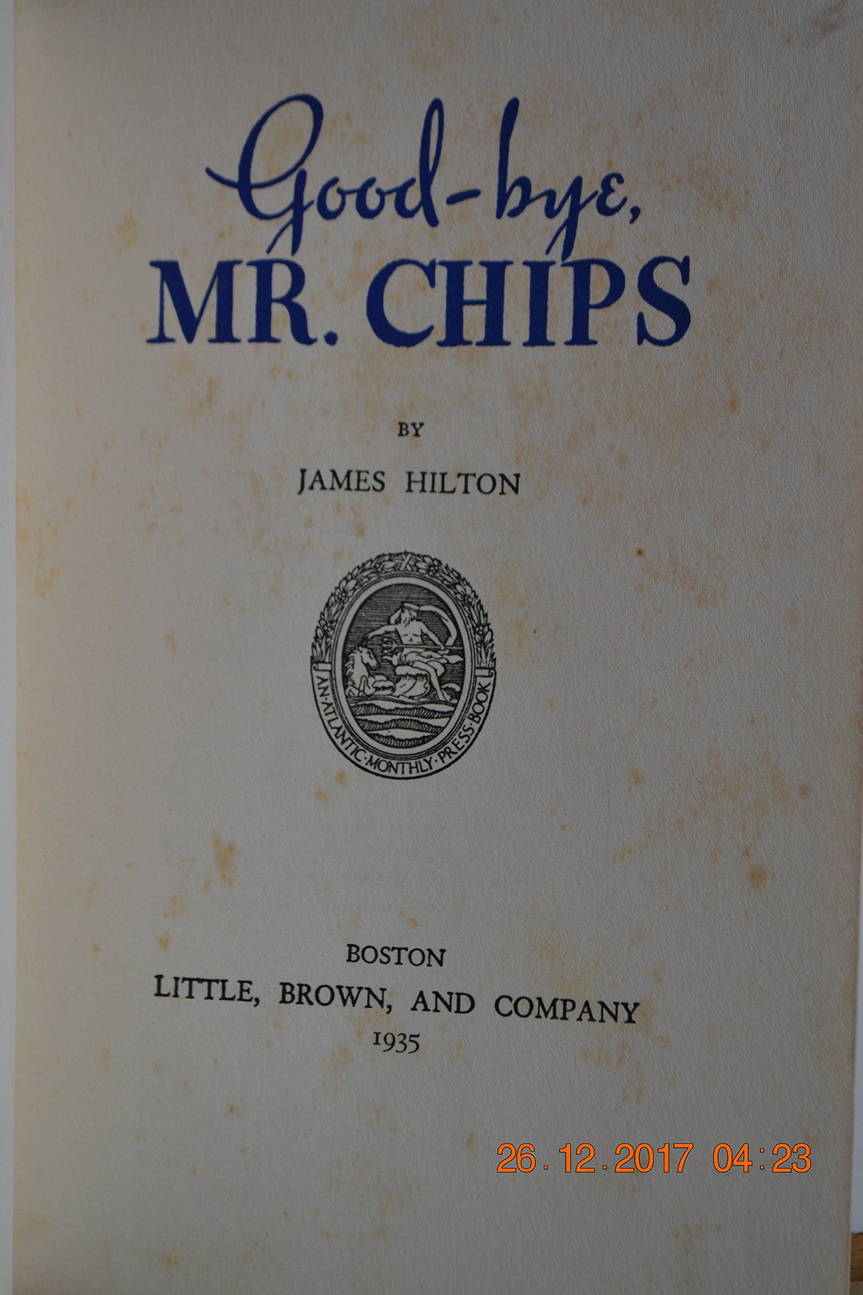 Good-bye, Mr. Chips