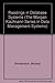 Readings in Database Systems (Morgan Kaufmann Series in Data Management Systems) (1994-01-03)