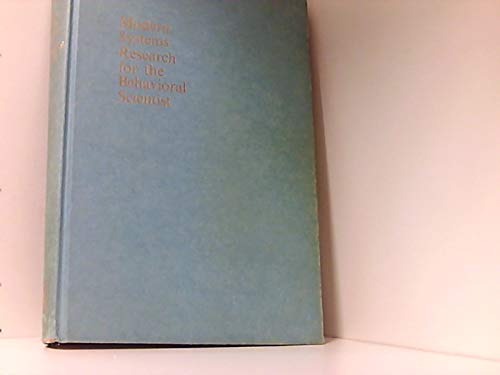 Modern Systems Research for the Behavioral Scientist; A Sourcebook. (Hardcover)