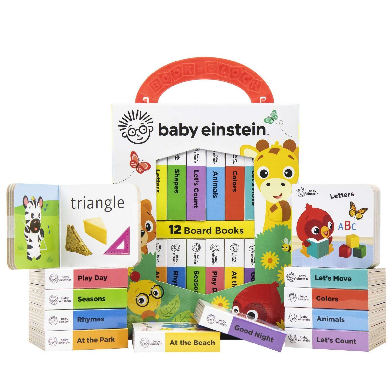 Baby Einstein Board Books Ultimate Bundle Set for Kids, Toddlers - Pack of 12 Baby Einstein Early Reader Board Books Plus Activity Pages, More | Early Learning Books for Babies (Hardcover)