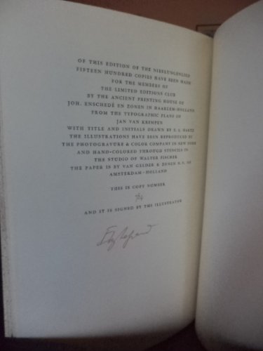The Nibelungenlied Signed Limited Edition