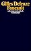 Foucault (suhrkamp taschenbuch wissenschaft) by Gilles Deleuze by Unknown Author