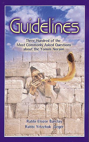 Guidelines: Three Hundred of the Most Commonly Asked Questions About the Yomim Noraim (Paperback)