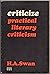 Criticize: practical litera...