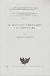 Wissen und Erkennen bei Sophokles (Schweizerische Beiträge zur Altertumswissenschaft) (German Edition)