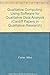 Qualitative Computing: Using Software for Qualitative Data Analysis (Cardiff Papers in Qualitative Research) by Mike Fisher (1997-06-28)