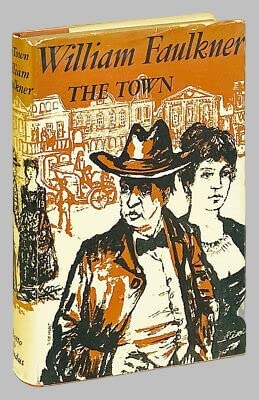 Rare Antique William Faulkner / The Town / First British Edition / Chatto & Windus, 1957 [Hardcover] William Faulkner