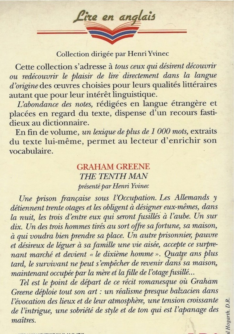 The Tenth Man, Graham Greene, Lire En Anglais